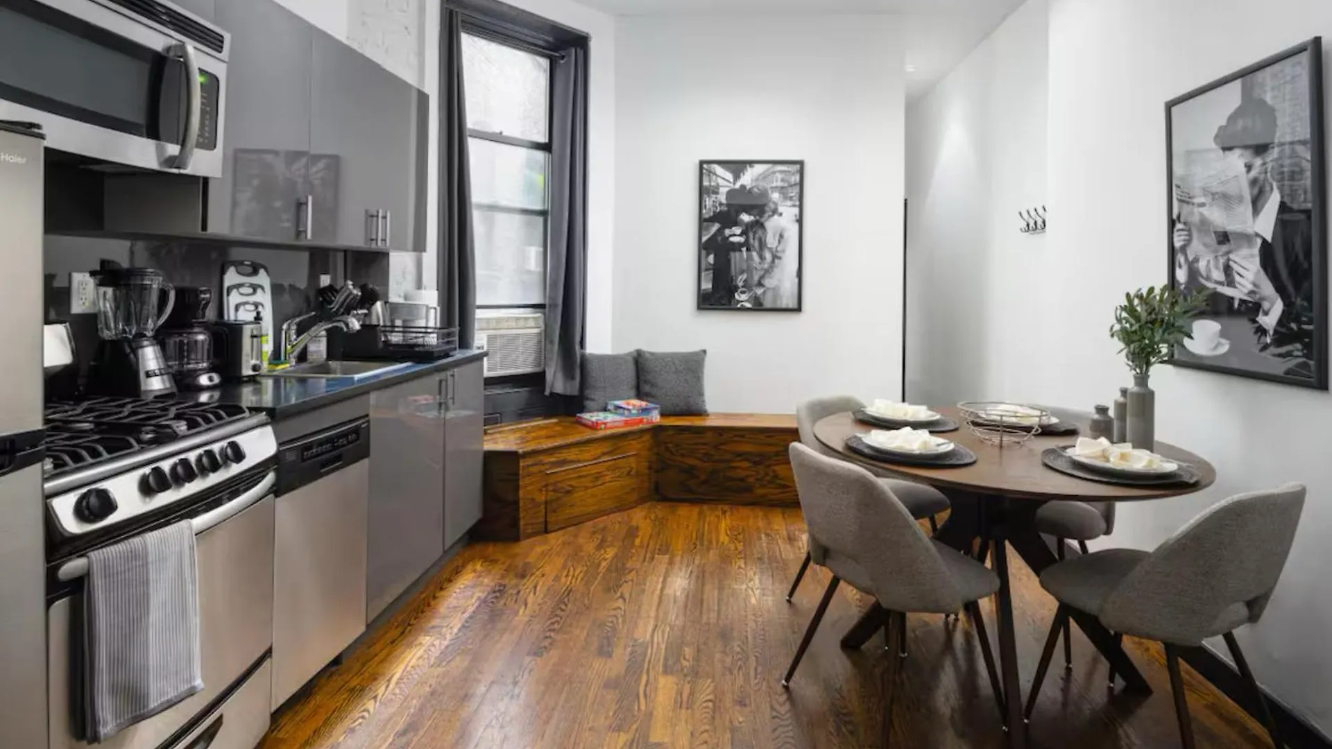 דירה ניו יורק Spacious 4Bd With Backyard In Manhattan